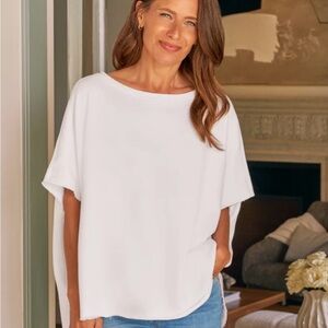 Frank & Eileen Classic White Triple Fleece Top (“Olive”)